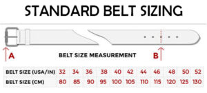 Belts size