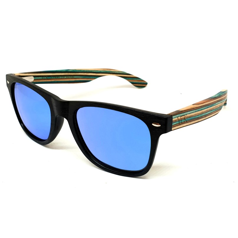 VLK] [F-6415] Occhiale da sole con aste flessibili in legno polarizzato -  VLK - Vision Look