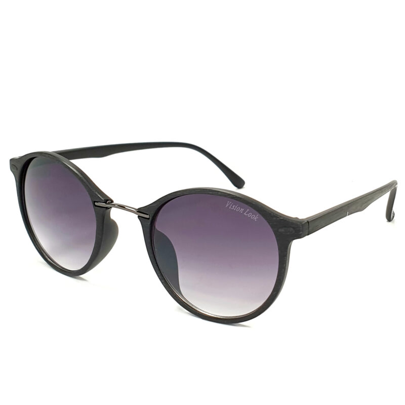 montatura nera effetto lego lente sfumata nero